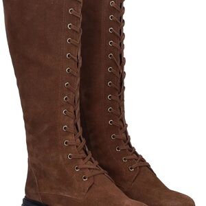 Redcar Cognac Brown Suede Boots Sz 9